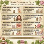 Commercial use rose geranium oil