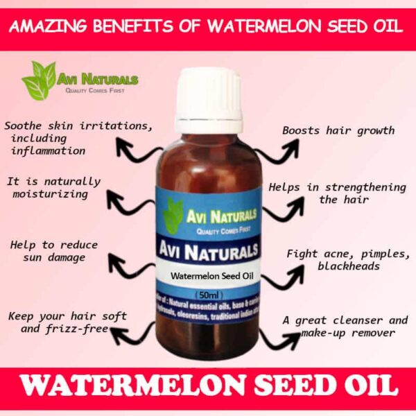 Uses benefits of watermelon seed oil