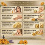 Commercial use calendula infused oil
