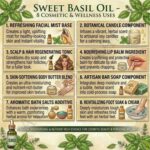 Commercial use sweet basil oil