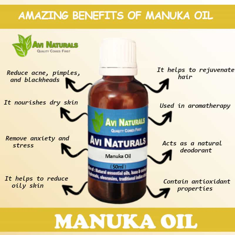 Pure Herbs Manuka 100% Pure & Natural Leptospermum Scoparium essential oil