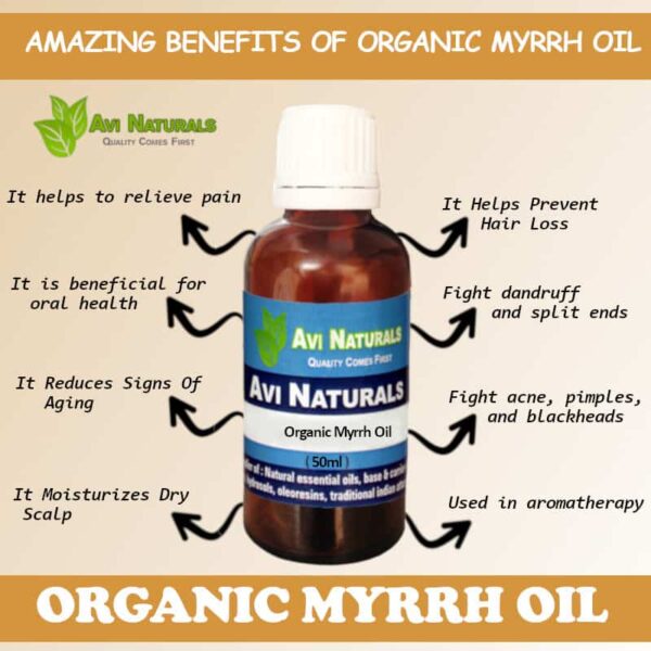 Myrrh Essential Oil, Perfect For Wound Healing & Oral Health