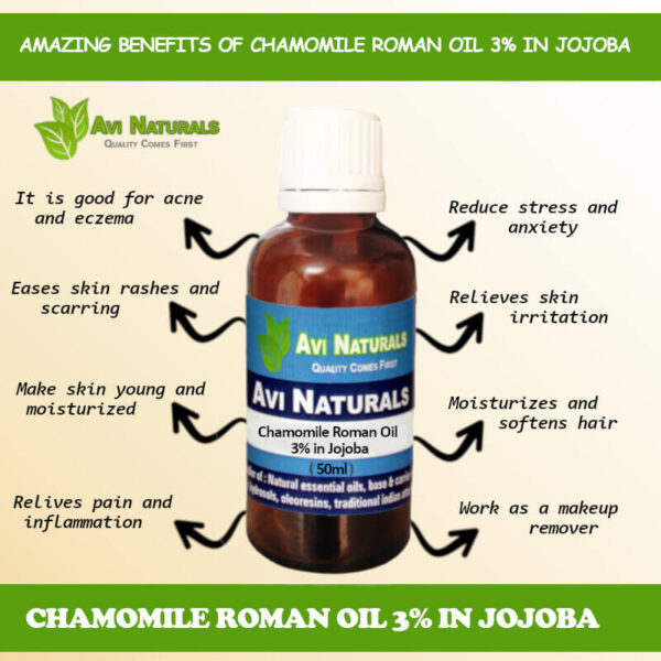 Chamomile roman oil 3% in jojoba