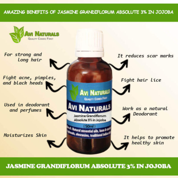 Jasmine grandiflorum absolute 3% in jojoba