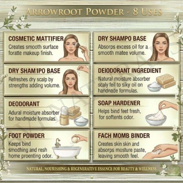 Commercial use arrowroot powder