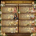 Commercial use hair blend oil