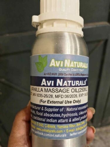 Vanilla Massage Oil 250ml