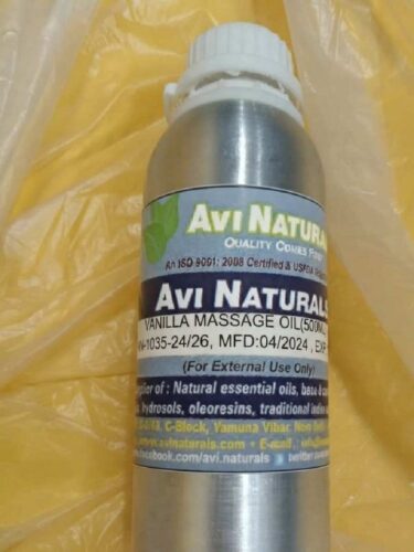 Vanilla Massage Oil 500ml
