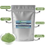 French green clay powder aluminium pouch