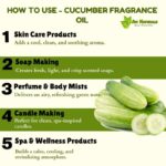 How to use cucumber fragrance oil