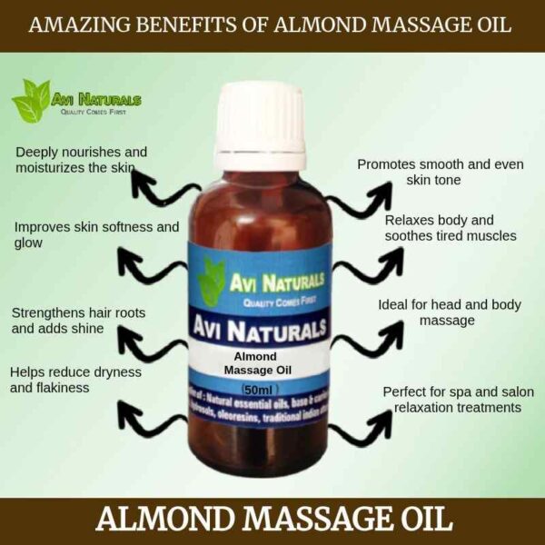 Uses benefits almond mssage oil