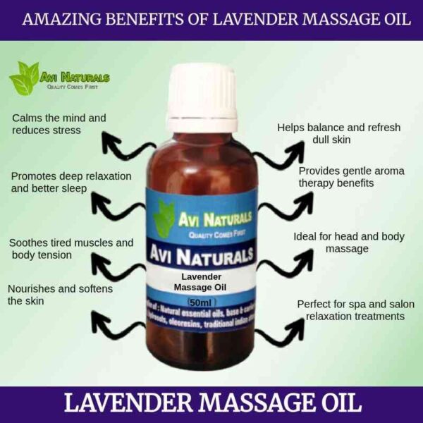 Uses benefits lavender massage oil