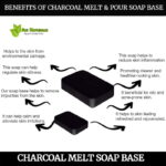 Charcoal melt & pour soap base