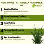 How to use citronella fragrance oil