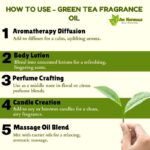 How to use green tea fragrance oil