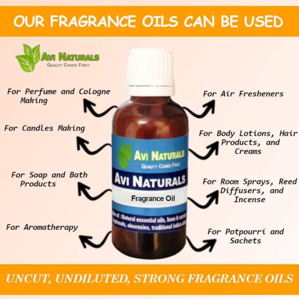 Uses of fragrance oil
