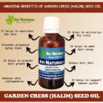 Garden Cress (Halim) Seed Oil 8 uses