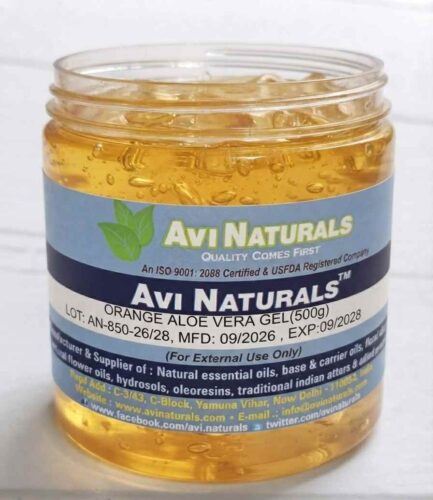 Orange Aloe Vera Gel 500g