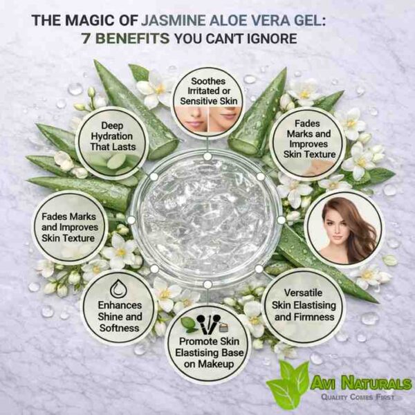 Benefits of jasmine aloe vera gel