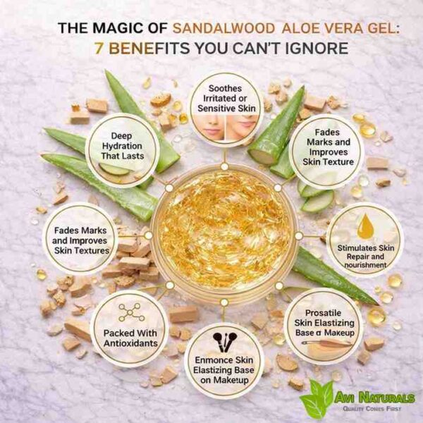 Benefits of sandalwood aloe vera gel