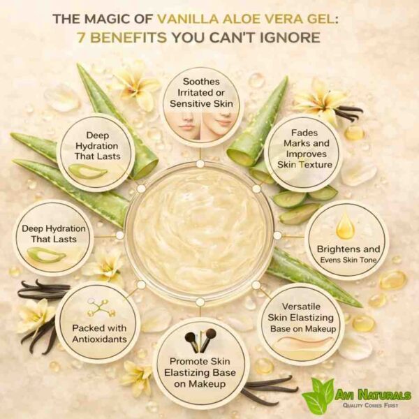 Benefits of vanilla aloe vera gel