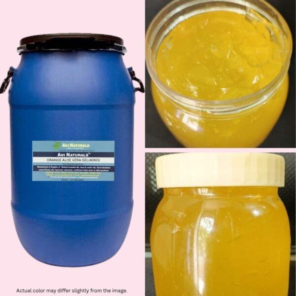Orange aloe vera gel
