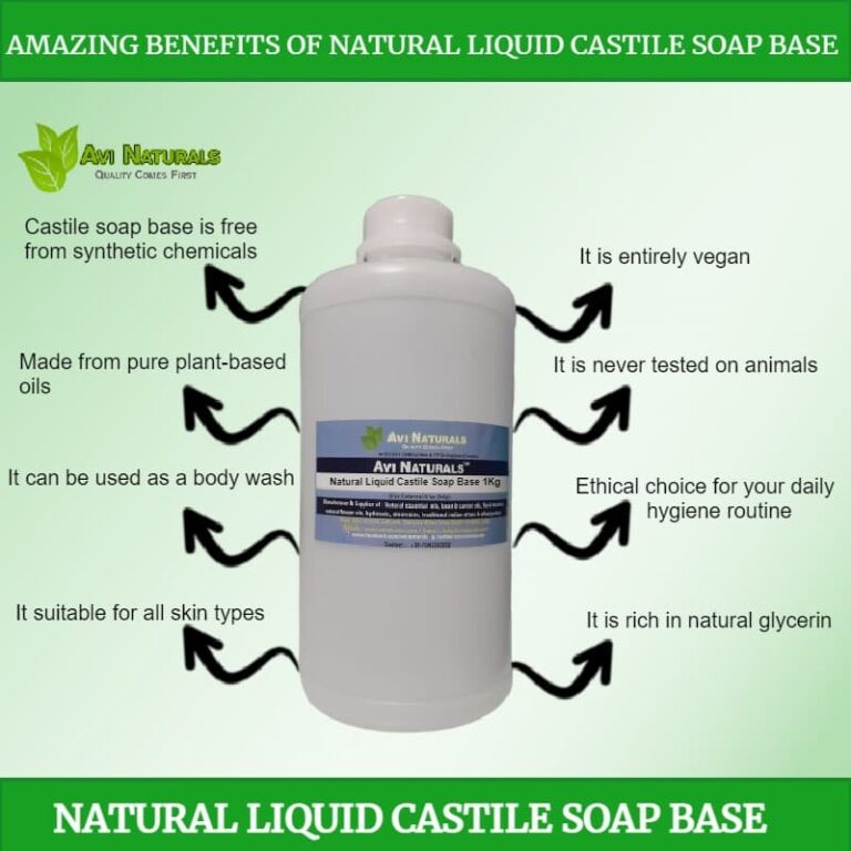 Natural Liquid Castile Soap Base Wholesale Supplier and Manufacturer in