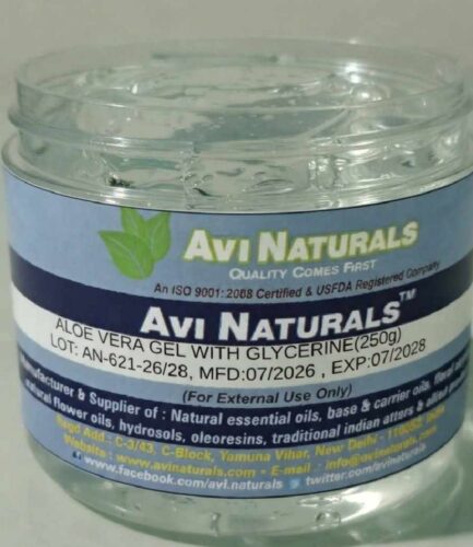 Aloe Vera Gel With Glycerine 250g