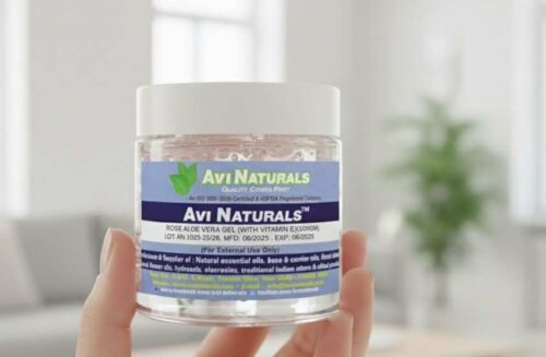 Rose aloe vera gel vitamin e