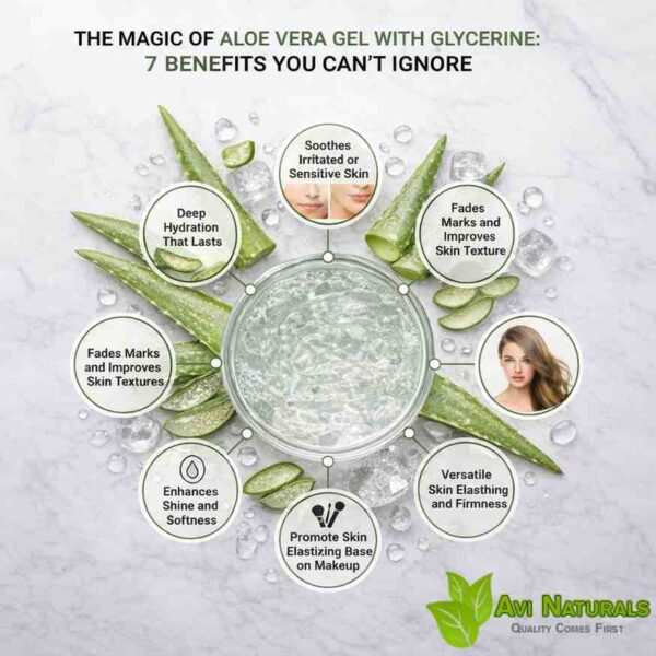 Benefits of aloe vera gel with glycerine