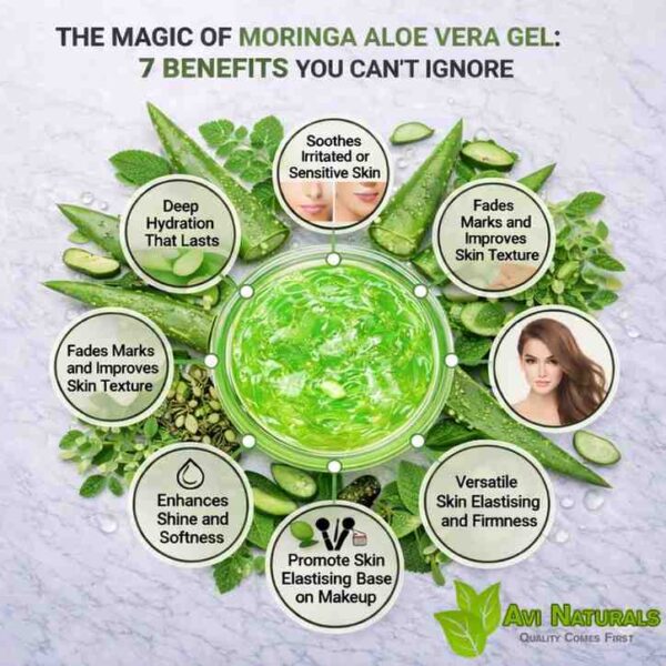 Benefits of moringa aloe vera gel