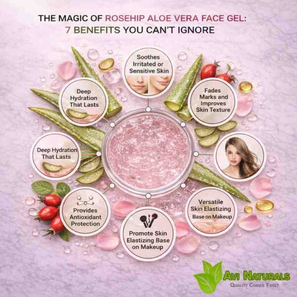 Benefits of rosehip aloe vera gel
