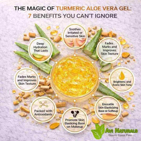 Benefits of turmeric aloe vera gel