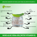 Rose aloe vera gel(with vitamin e) uses