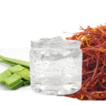 Saffron aloe vera gel