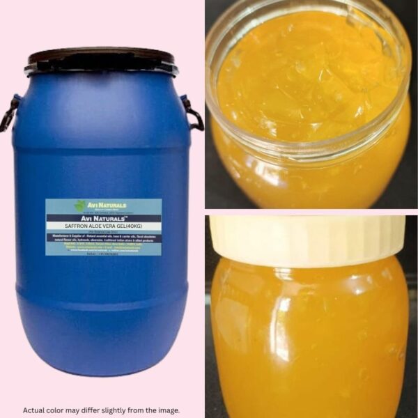 Saffron aloe vera gel