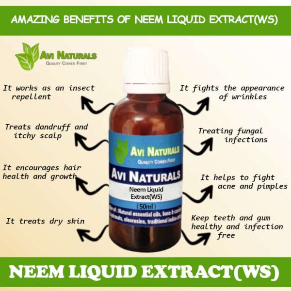 Uses benefits neem liquid extract