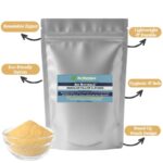 Brazilian yellow clay aluminium pouch