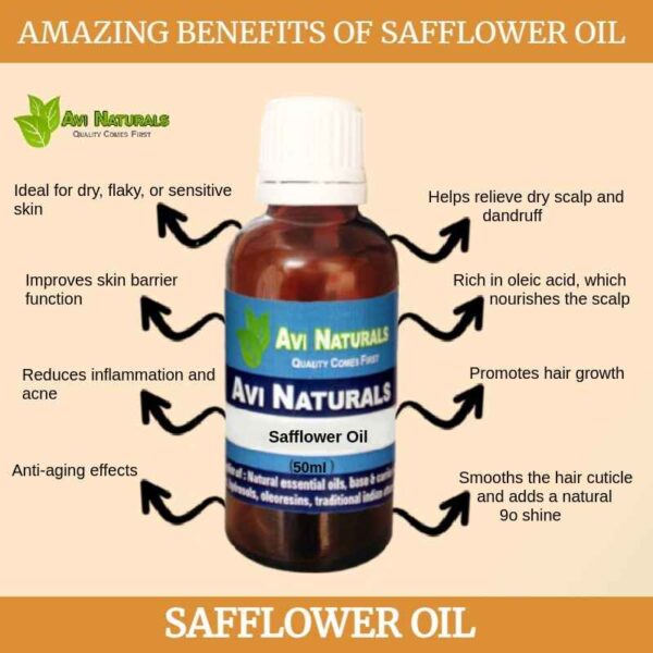 Uses benefits safflower oil