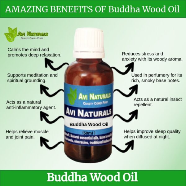 Uses benefits buddha wood oil