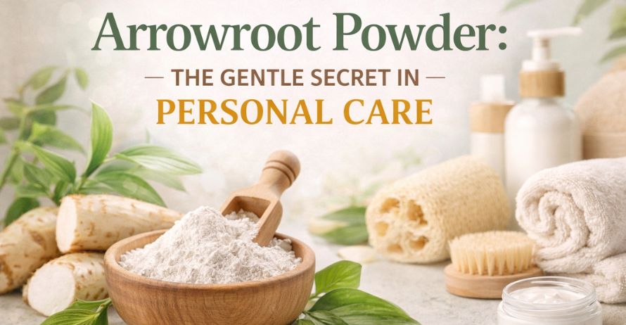 Arrowroot powder in personal care