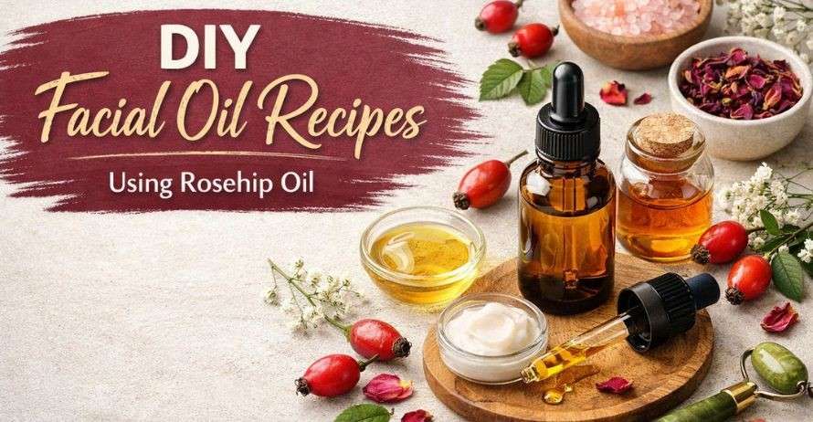 Diy facial oil using rosehip oil